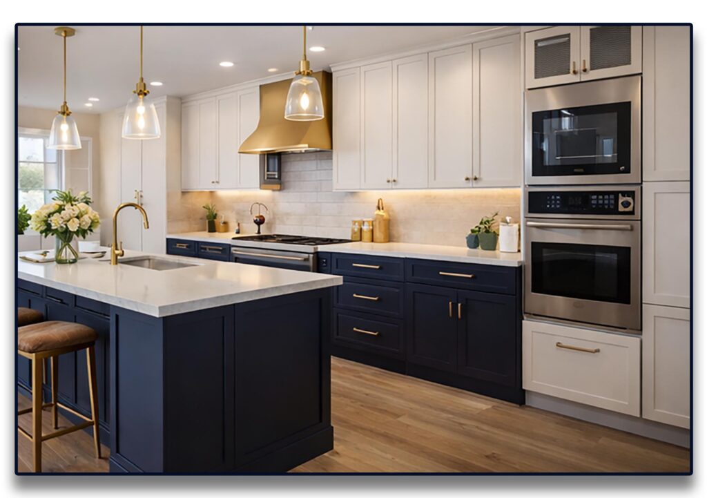 kitchen renovations Canberra with island bench and custom cabinetry