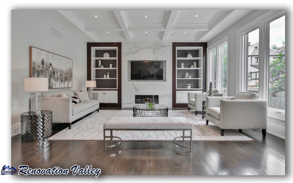 Modern living room renovation design