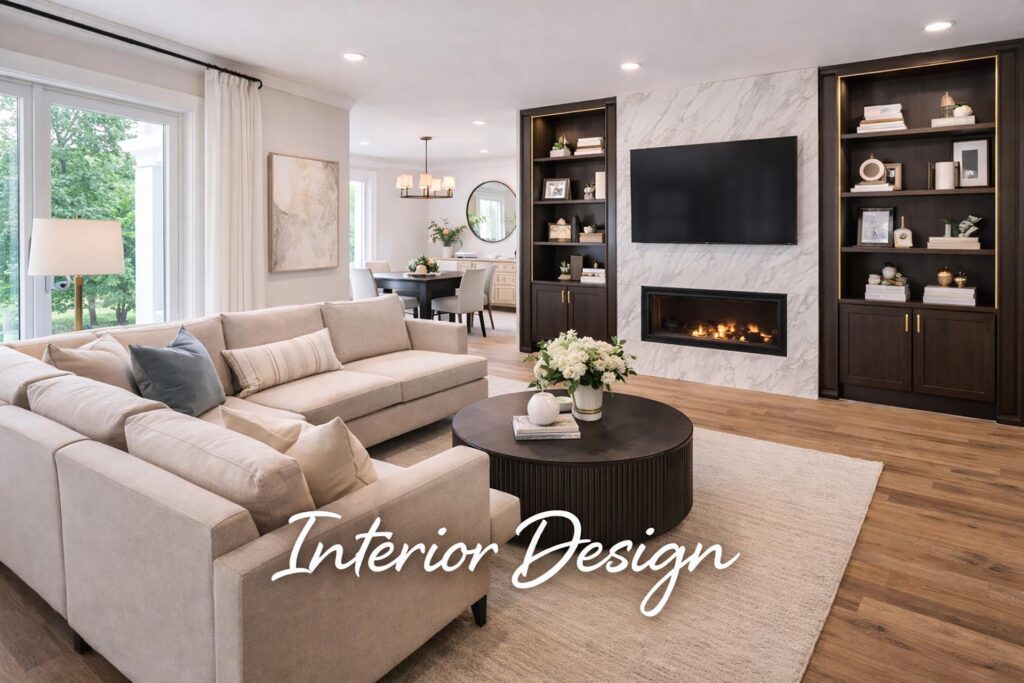 Modern interior design for a stylish home